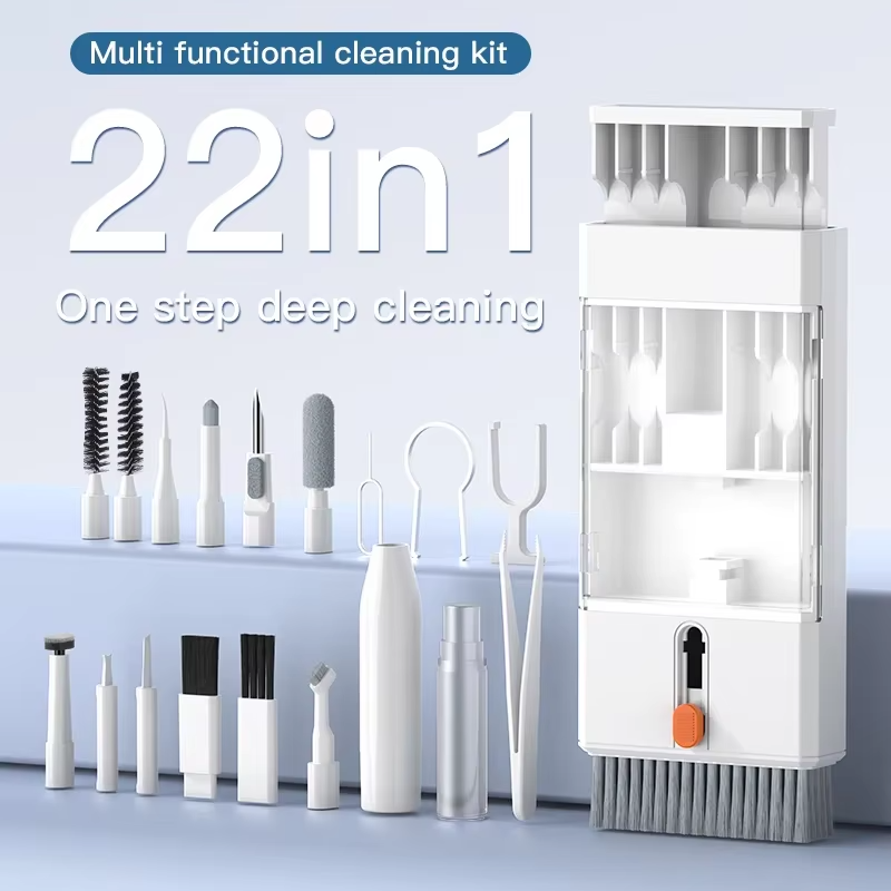 Screen Cleaner Spray - 22-in-1 Phone Keyboard Cleaning Kit Laptop