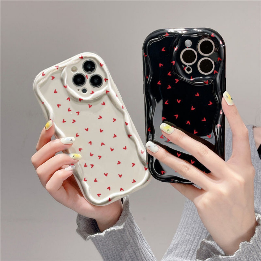 Phone Accessories Red - Red Littled Love Heart Phone Case