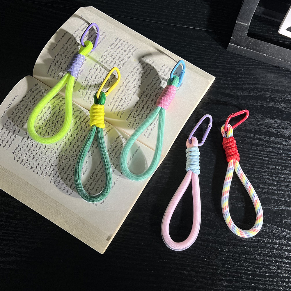 Phone Accessories Are - Mesh Landyard Fluorescent Pendant Mobile Phone