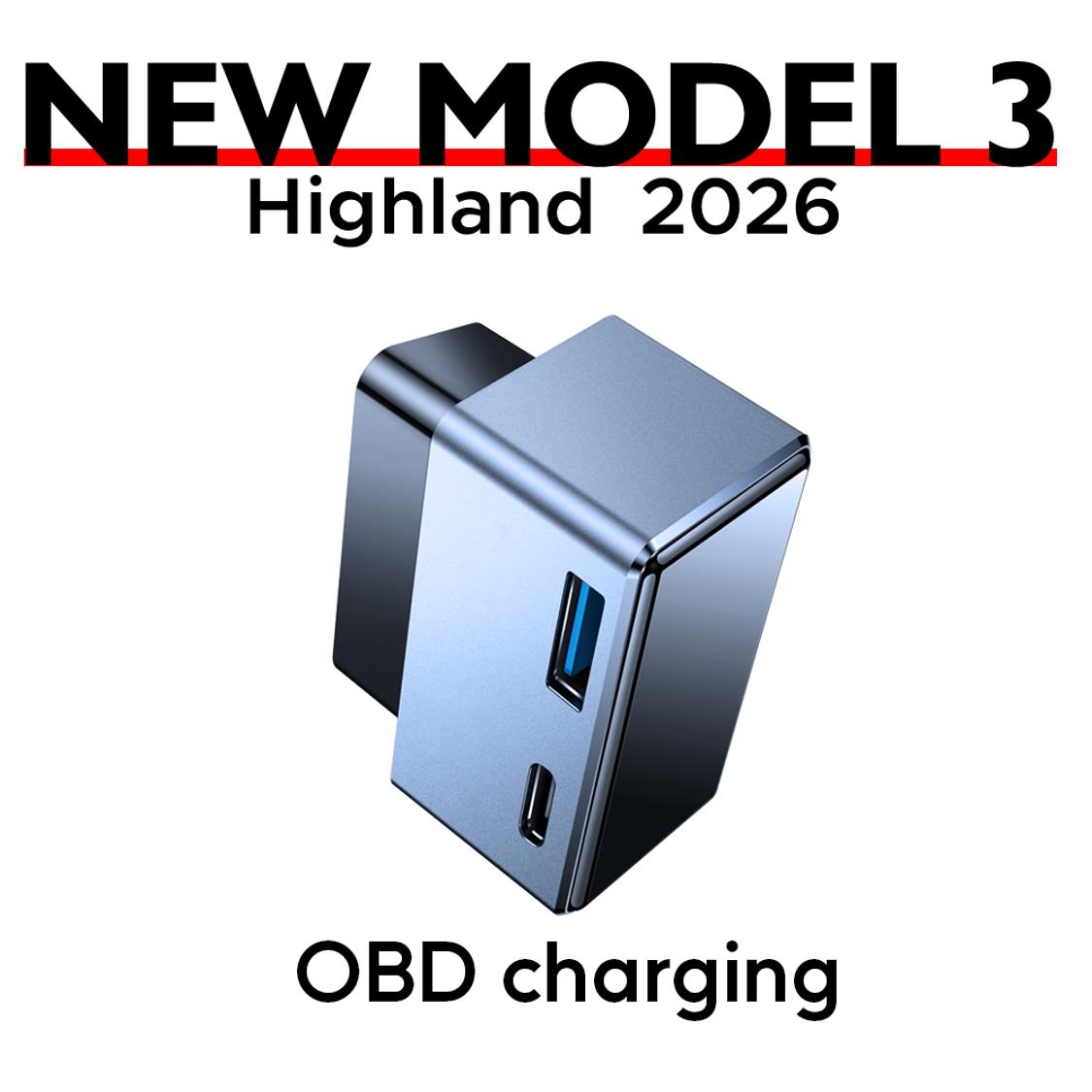 Usb C Hub - Aluminum OBD Fast Charging Adapter USB