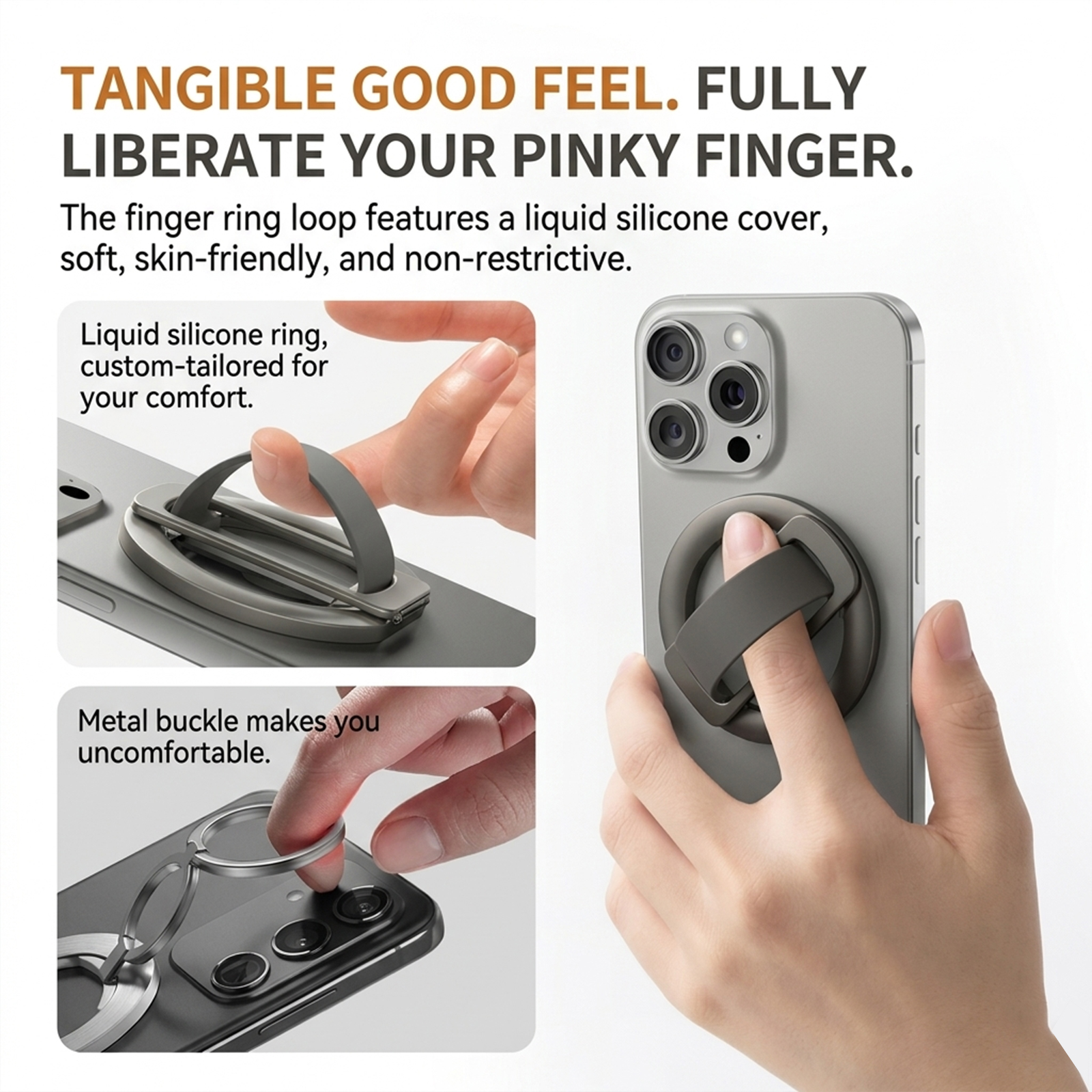Universal Magnetic Folding Pho - Phone Kickstand Ring ulasan dan harga
