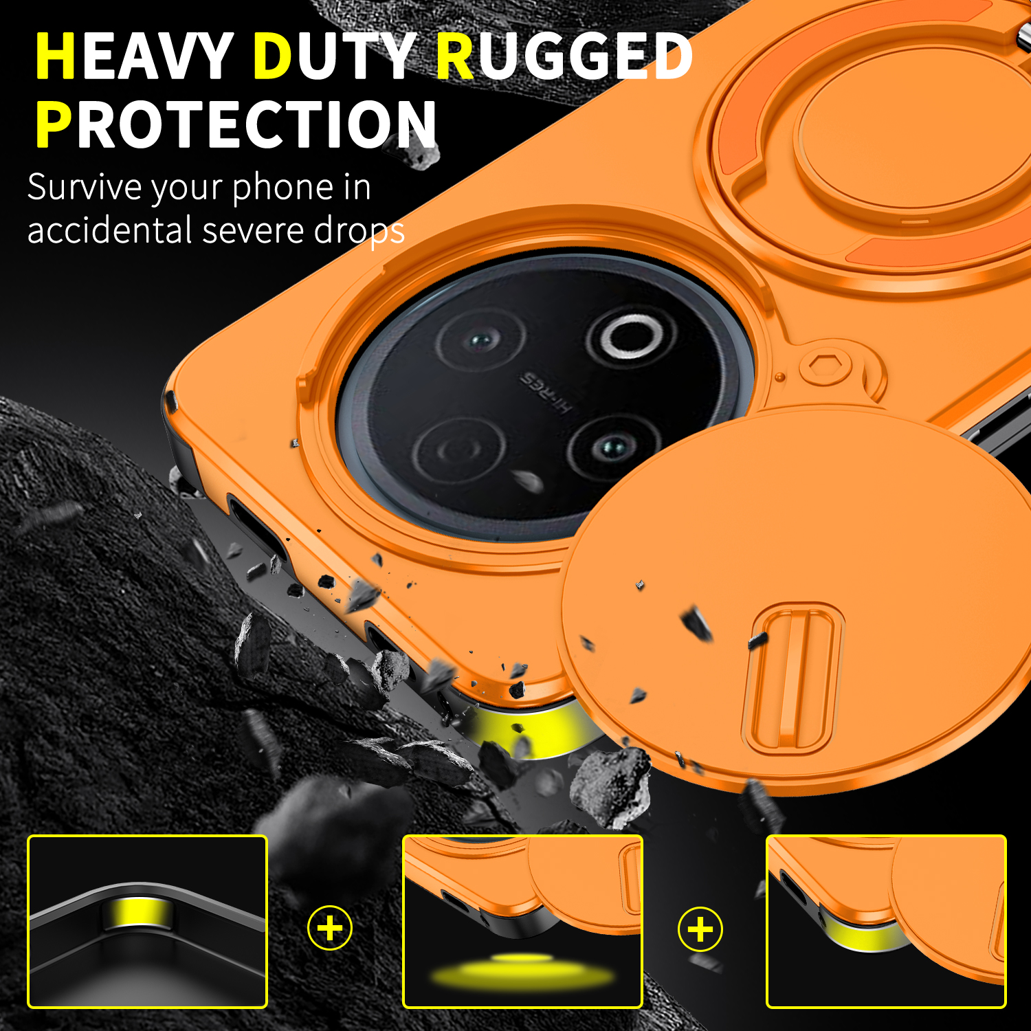 Luxury Heavy-Duty Rugged Armor - Phone Accessories Vivo ulasan dan harga