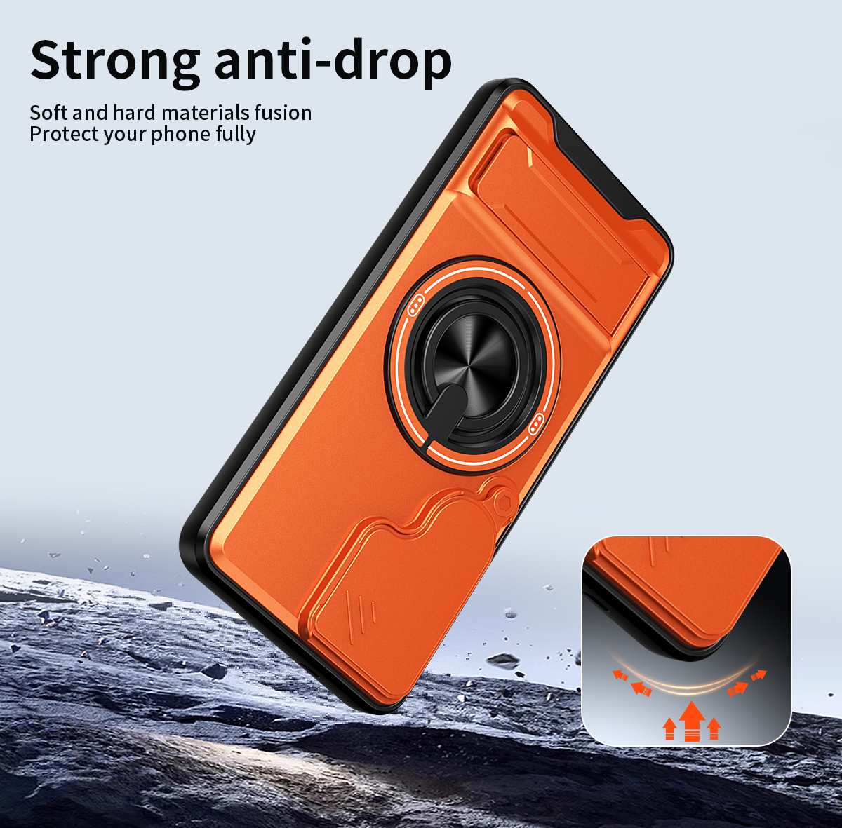 360 Rotating Magnetic Ring Hol - Phone Kickstand Ring ulasan dan harga