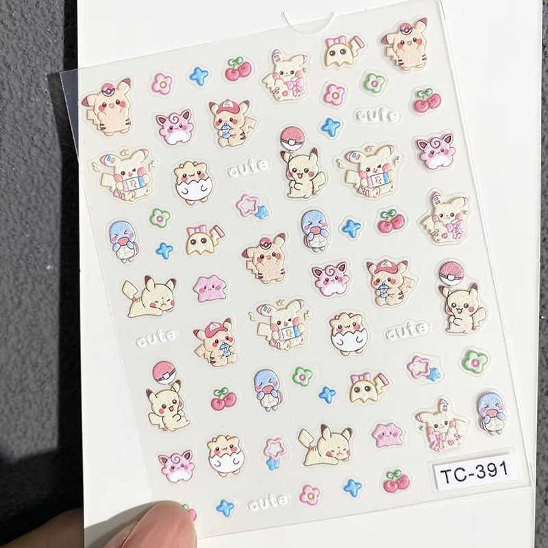 Pokémon Nail Stickers cute car - Phone Accessories In China ulasan dan harga