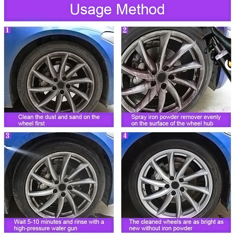 50ml/100ml Wheel Paint Iron Re - Screen Cleaner Spray ulasan dan harga