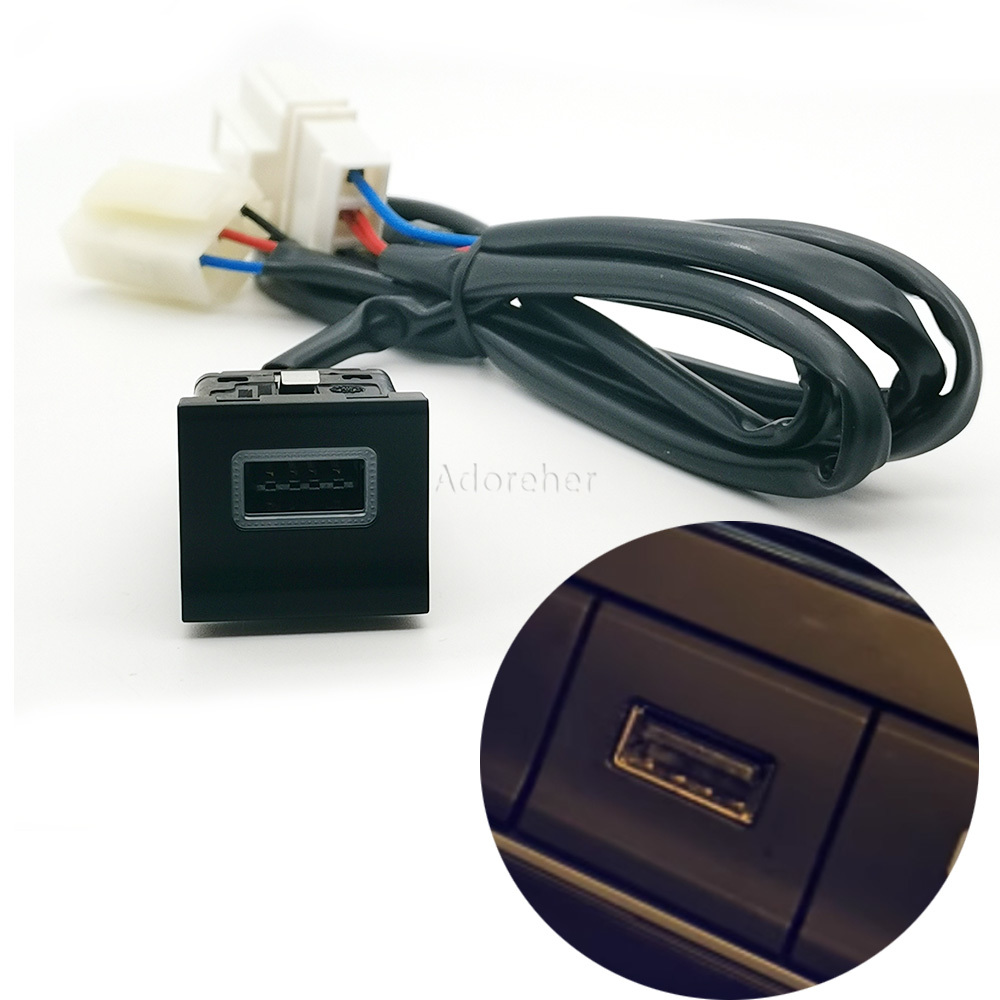 Red LED Car Charger QC3.0 USB  - Phone Accessories Red ulasan dan harga