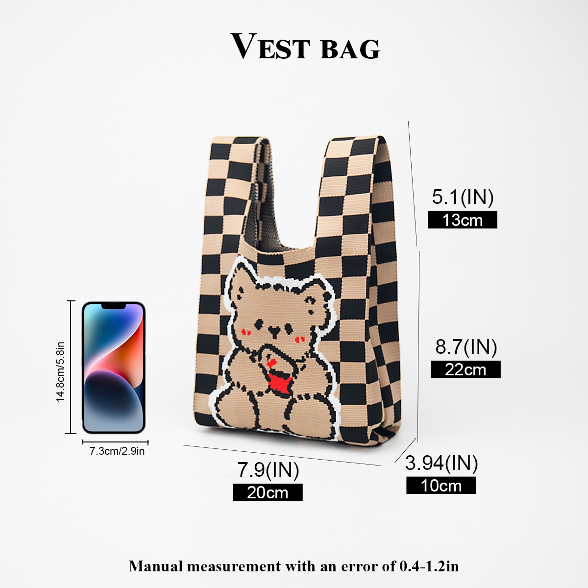 Cute Knitted Handbag for Girls - Phone Accessories In China ulasan dan harga