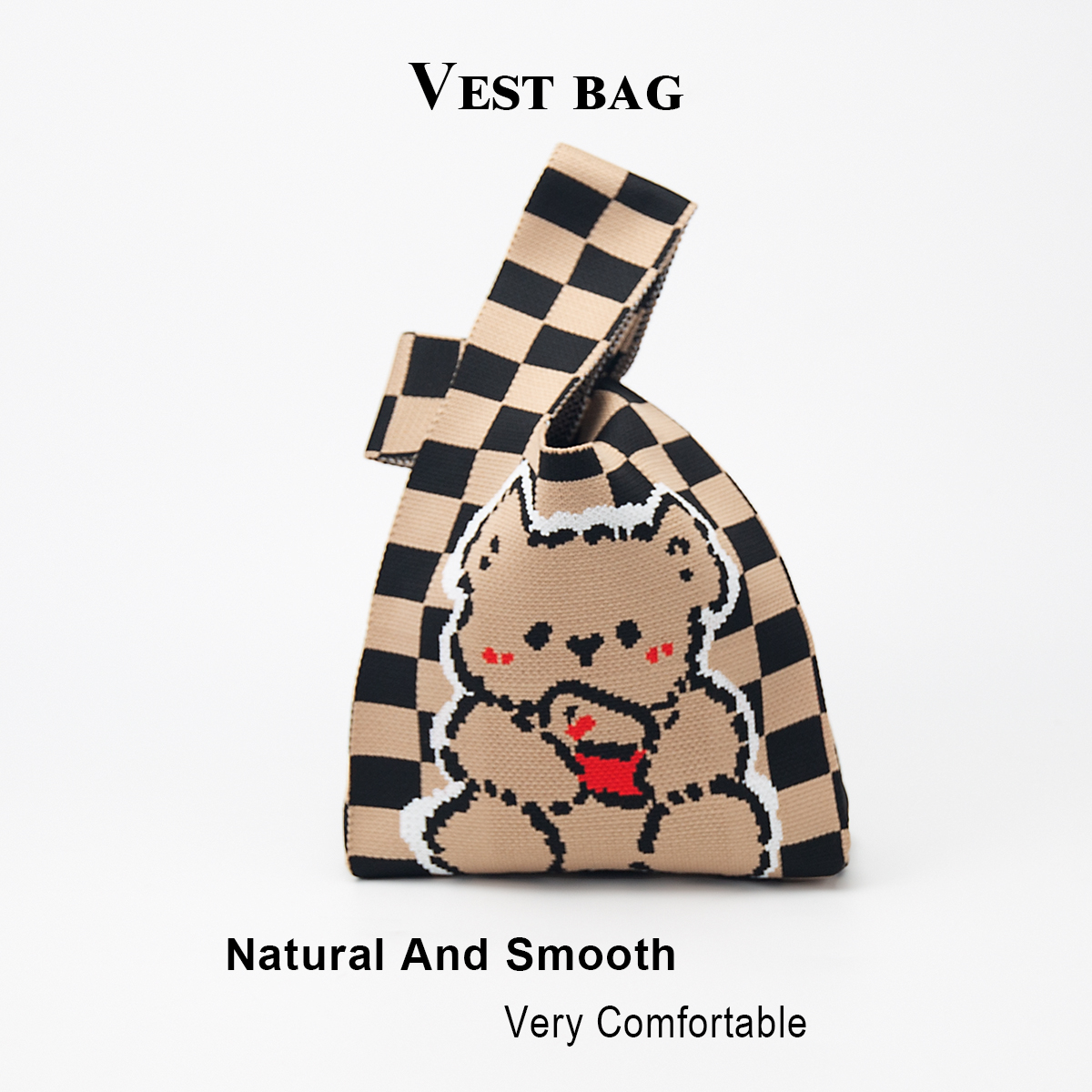 Cute Knitted Handbag for Girls - Phone Accessories In China ulasan dan harga