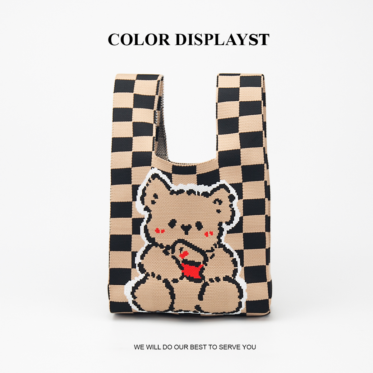Cute Knitted Handbag for Girls - Phone Accessories In China ulasan dan harga