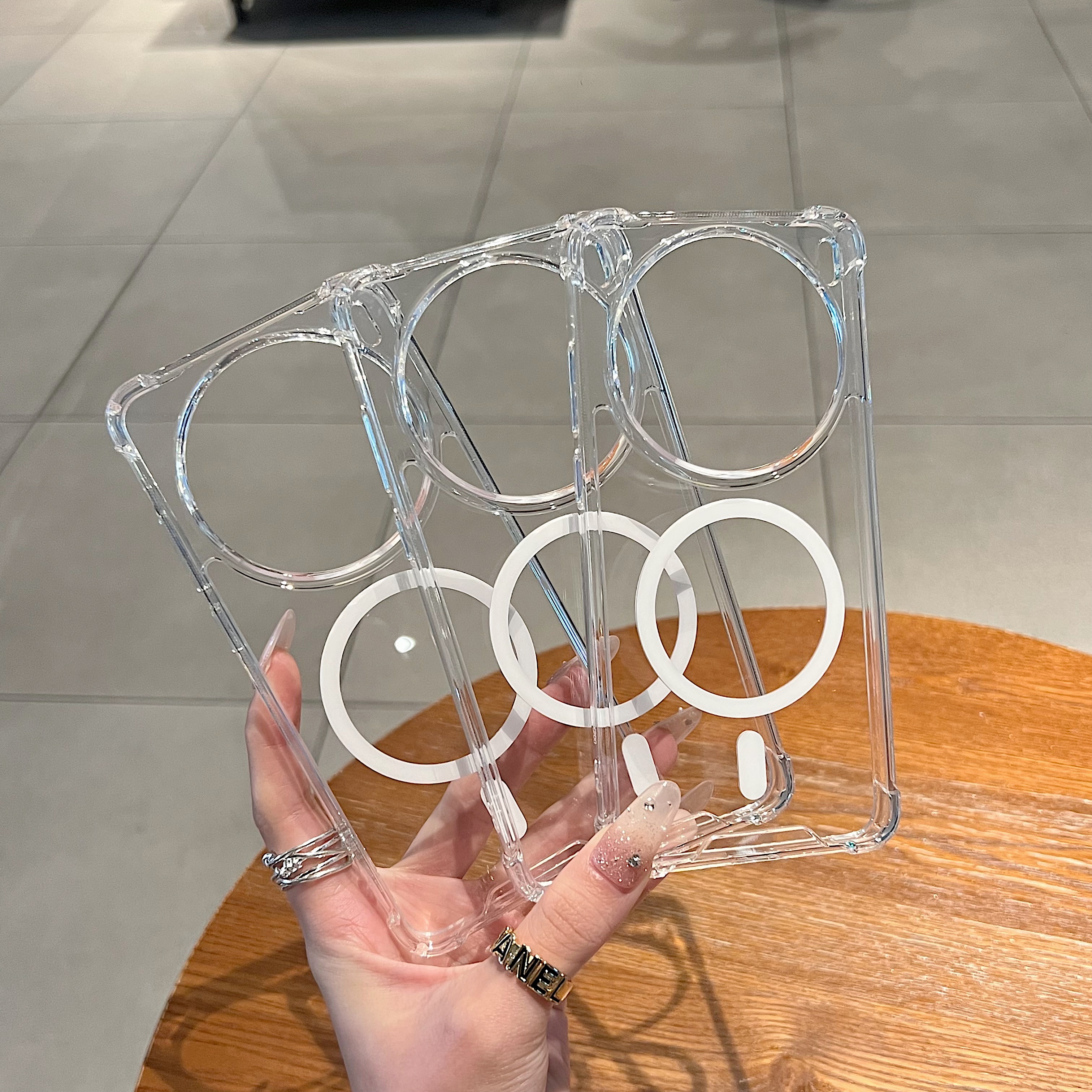 Magnetic Transparent Hard Phon - Phone Accessories Vivo ulasan dan harga