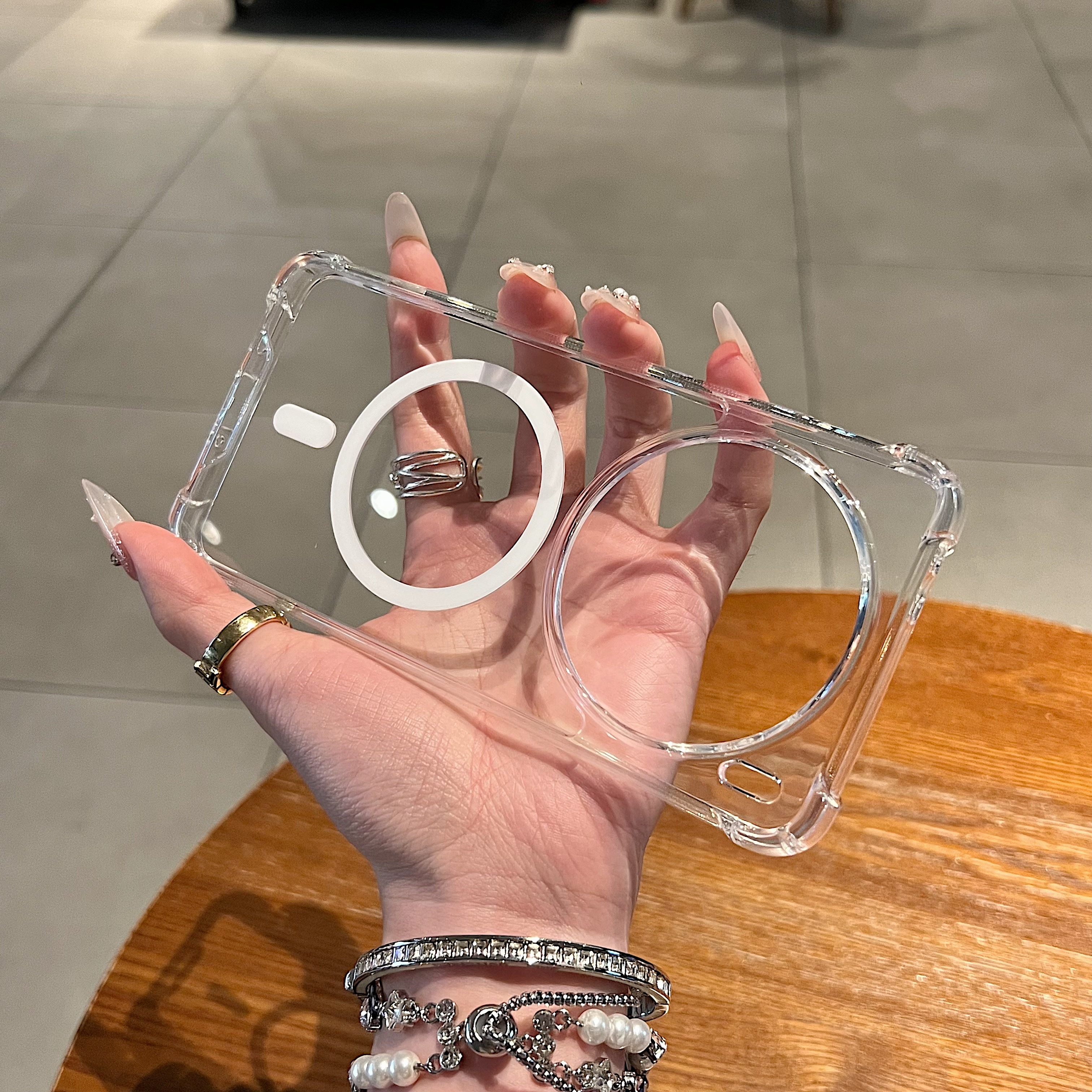 Magnetic Transparent Hard Phon - Phone Accessories Vivo ulasan dan harga