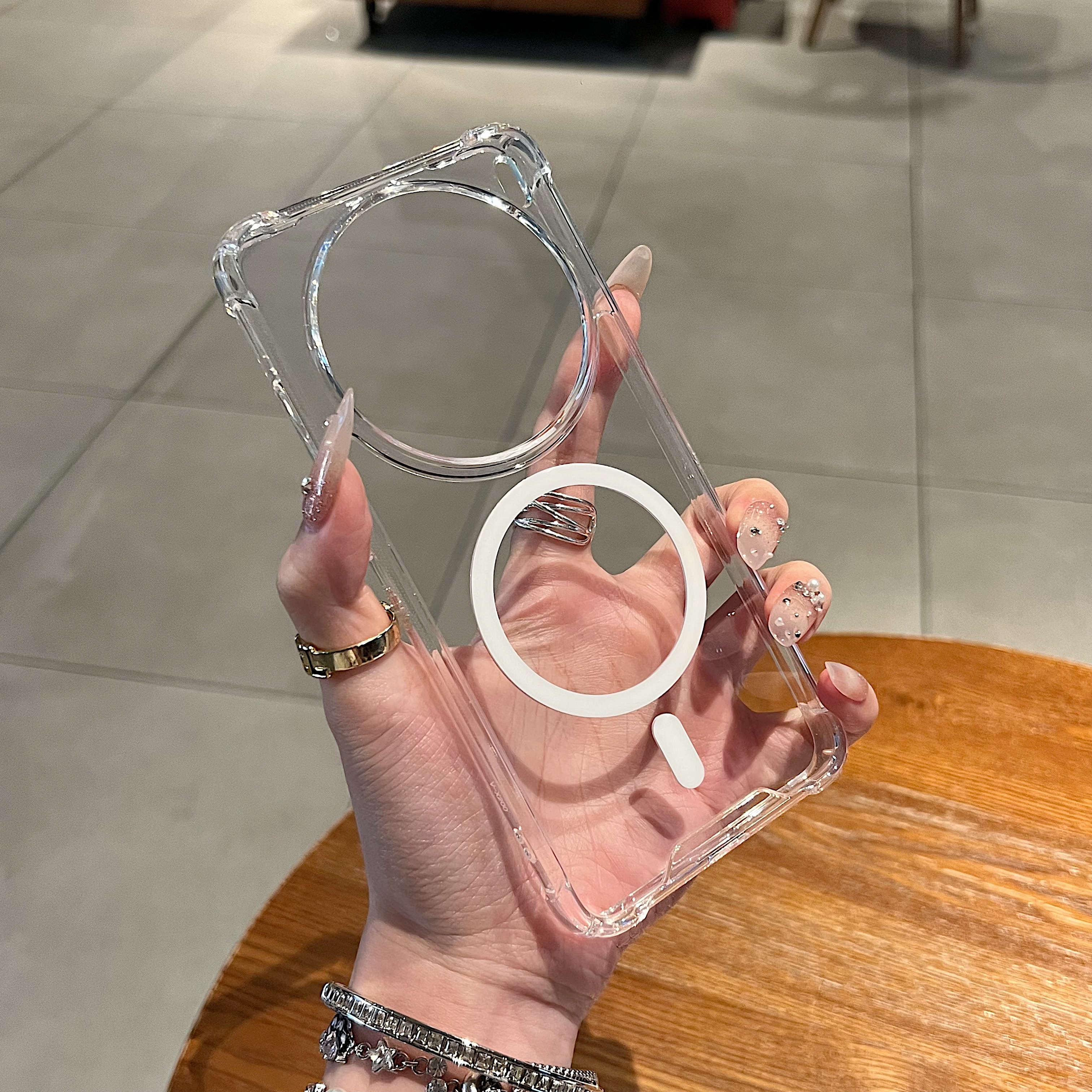Magnetic Transparent Hard Phon - Phone Accessories Vivo ulasan dan harga