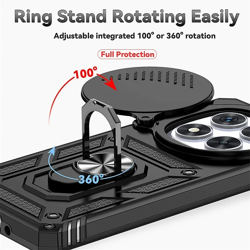 Shockproof Armor Phone Case Fo - Phone Kickstand Ring ulasan dan harga