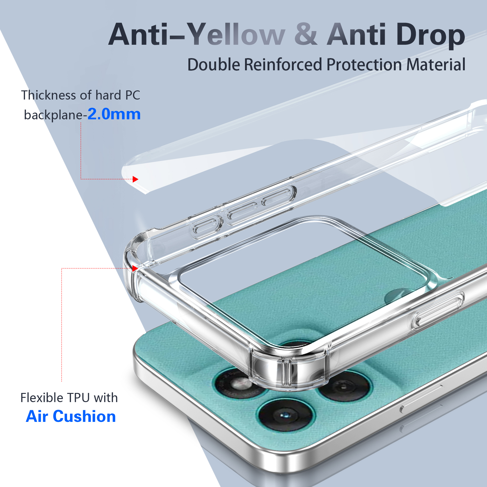 Clear Case for Motorola Edge 6 - Phone Accessories Online Store ulasan dan harga