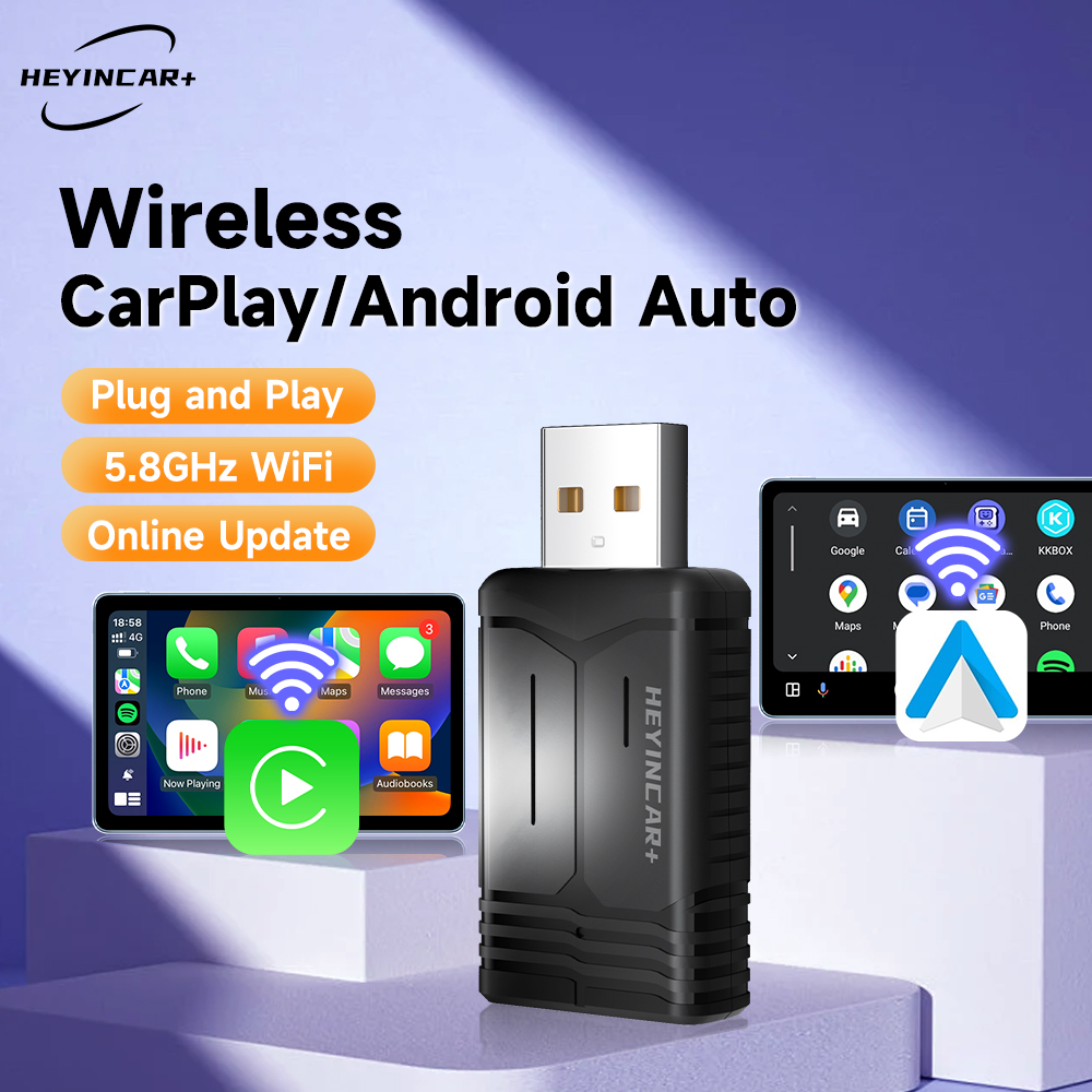 HEYINCAR Wireless CarPlay Apap - Usb C Hub ulasan dan harga