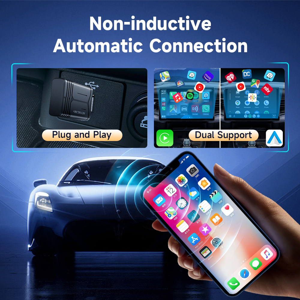 HEYINCAR Wireless CarPlay Apap - Usb C Hub ulasan dan harga