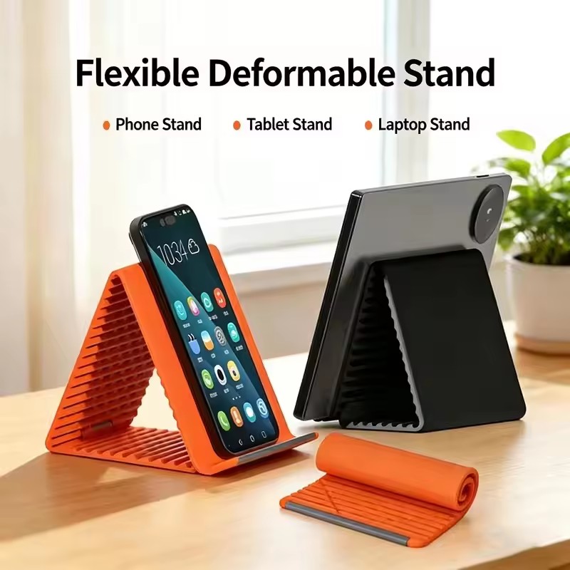 Lazy Portable Phone Stand Sili - Phone Accessories Crochet ulasan dan harga