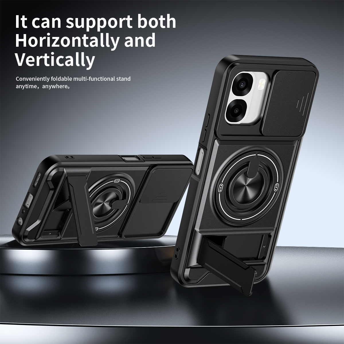 Armor Phone Case For Oppo A6x  - Phone Kickstand Ring ulasan dan harga