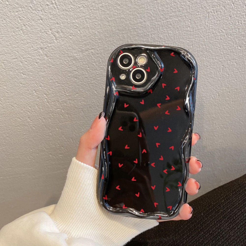 Red Littled Love Heart Phone C - Phone Accessories Red ulasan dan harga