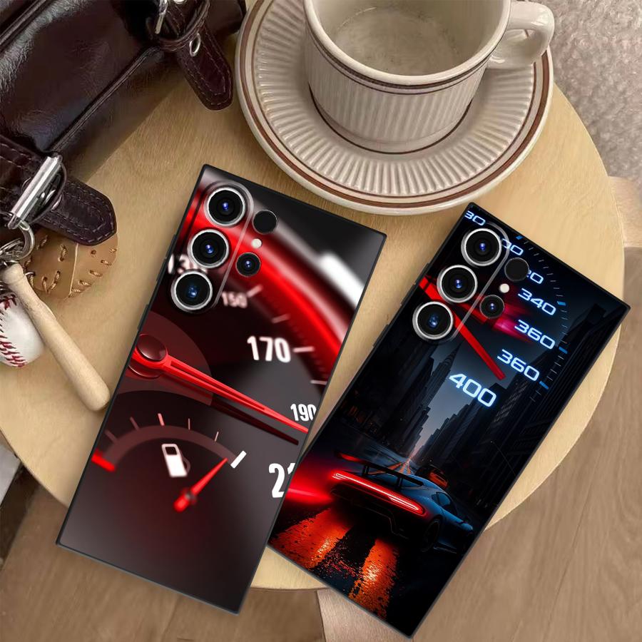 Red Car Gauge Case for Samsung - Phone Accessories Red ulasan dan harga