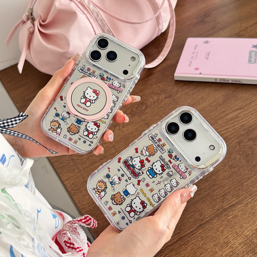 Sanrio Hello Kitty Bow 360°Rot - Phone Kickstand Ring ulasan dan harga