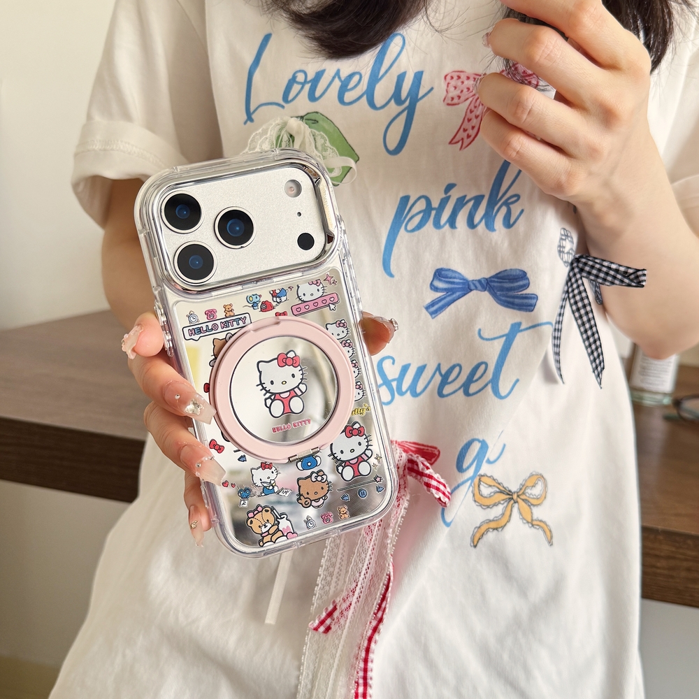 Sanrio Hello Kitty Bow 360°Rot - Phone Kickstand Ring ulasan dan harga