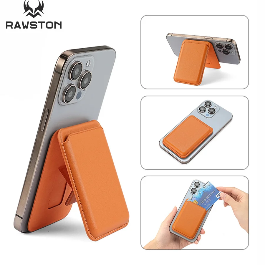 Kickstand Magnetic Leather Wal - Phone Accessories Crochet ulasan dan harga