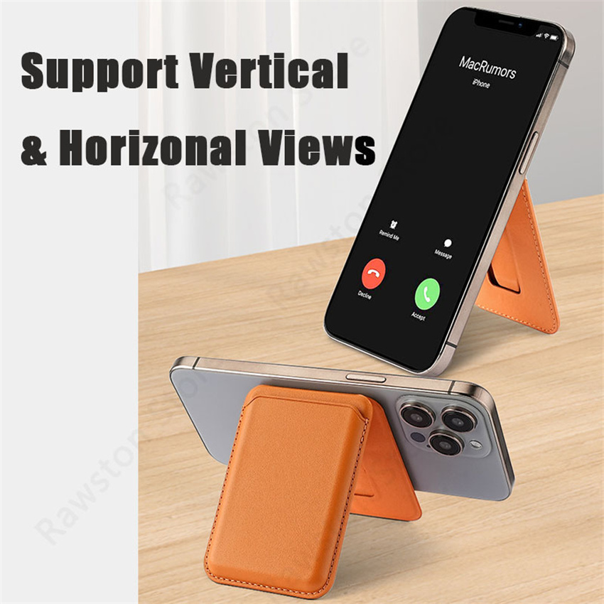 Kickstand Magnetic Leather Wal - Phone Accessories Crochet ulasan dan harga