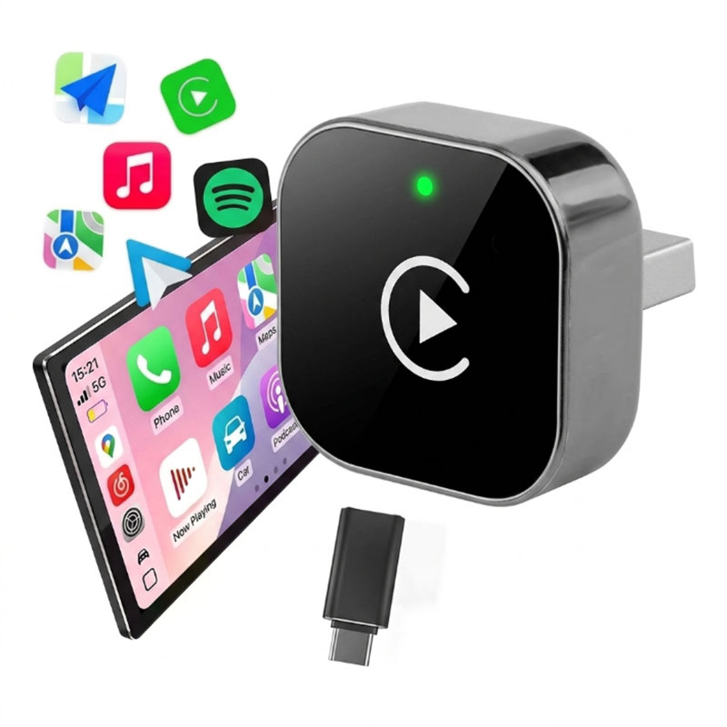 2-in-1 Wireless CarPlay Adapte - Usb C Hub ulasan dan harga