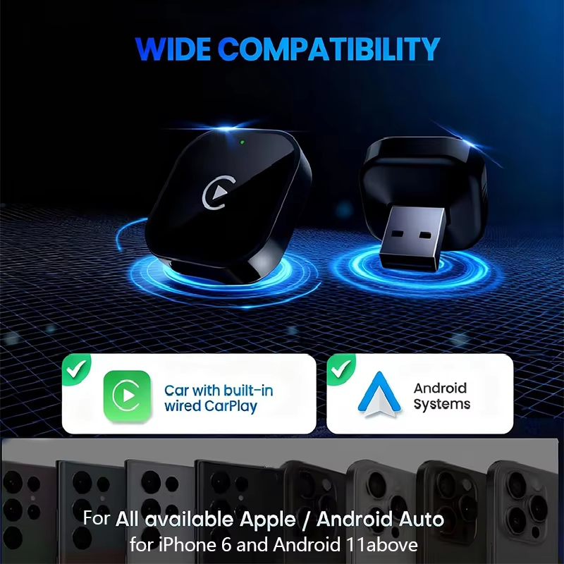2-in-1 Wireless CarPlay Adapte - Usb C Hub ulasan dan harga
