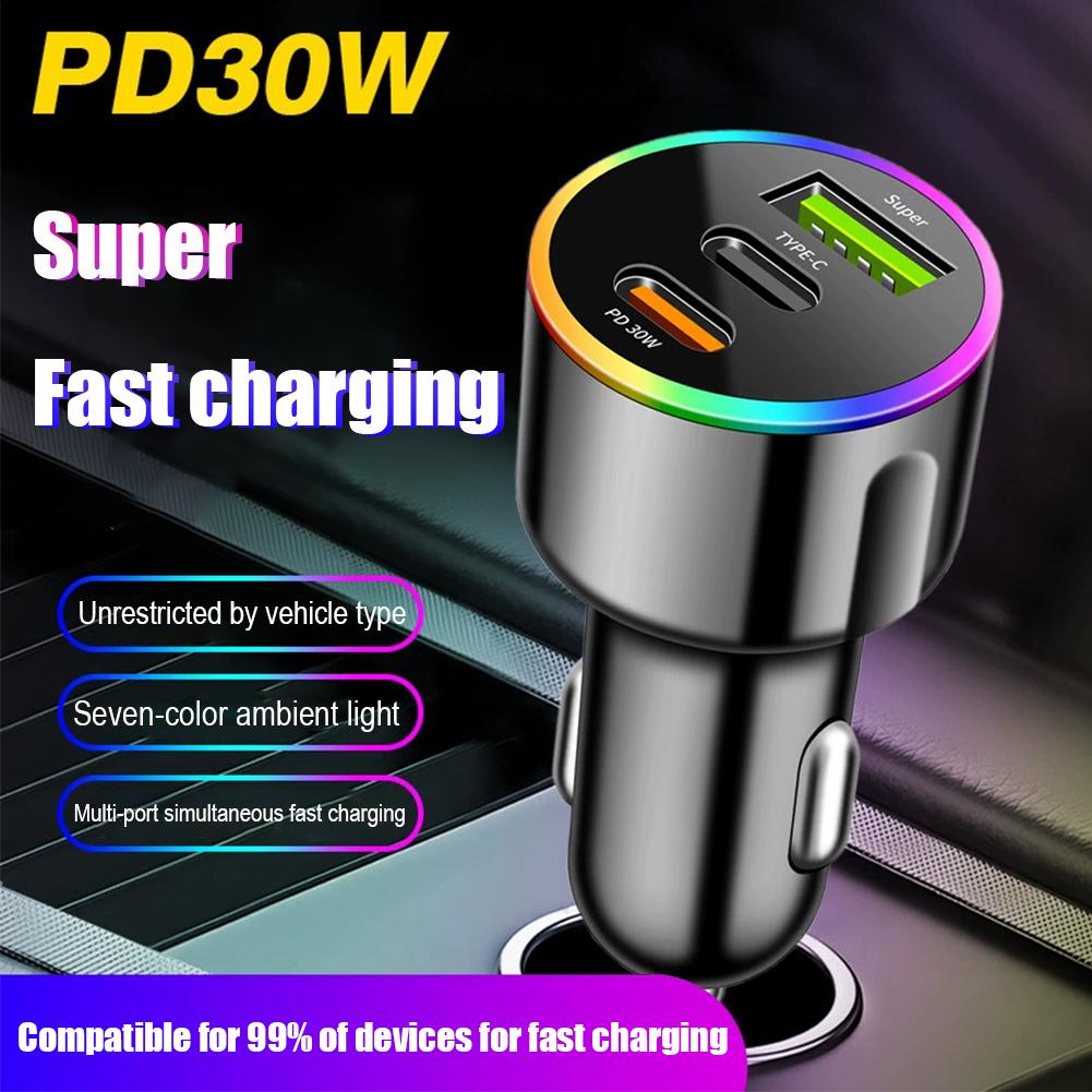 PD Fast Charging Car Charger T - Usb C Hub ulasan dan harga