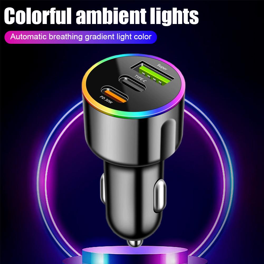 PD Fast Charging Car Charger T - Usb C Hub ulasan dan harga