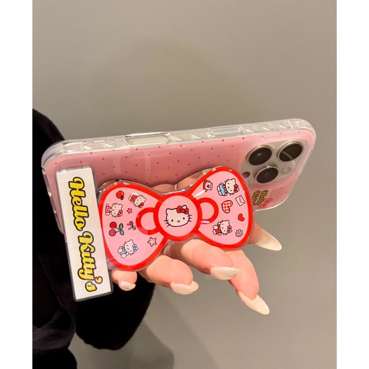 Anime Sanrio Red Polka Dot Hel - Phone Accessories Red ulasan dan harga