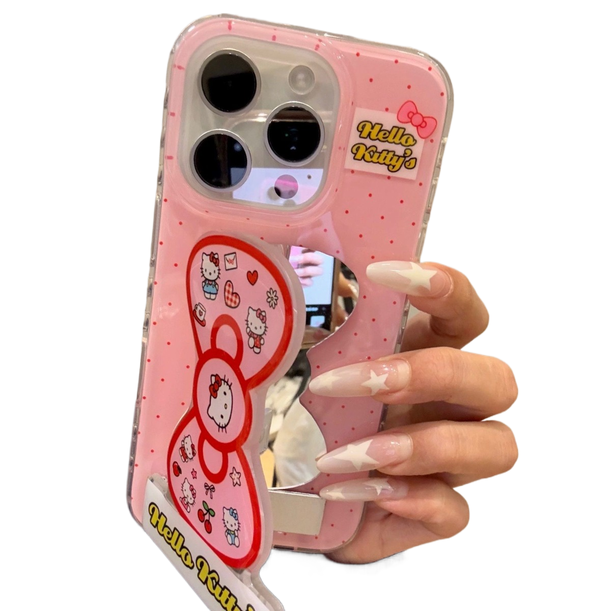 Anime Sanrio Red Polka Dot Hel - Phone Accessories Red ulasan dan harga