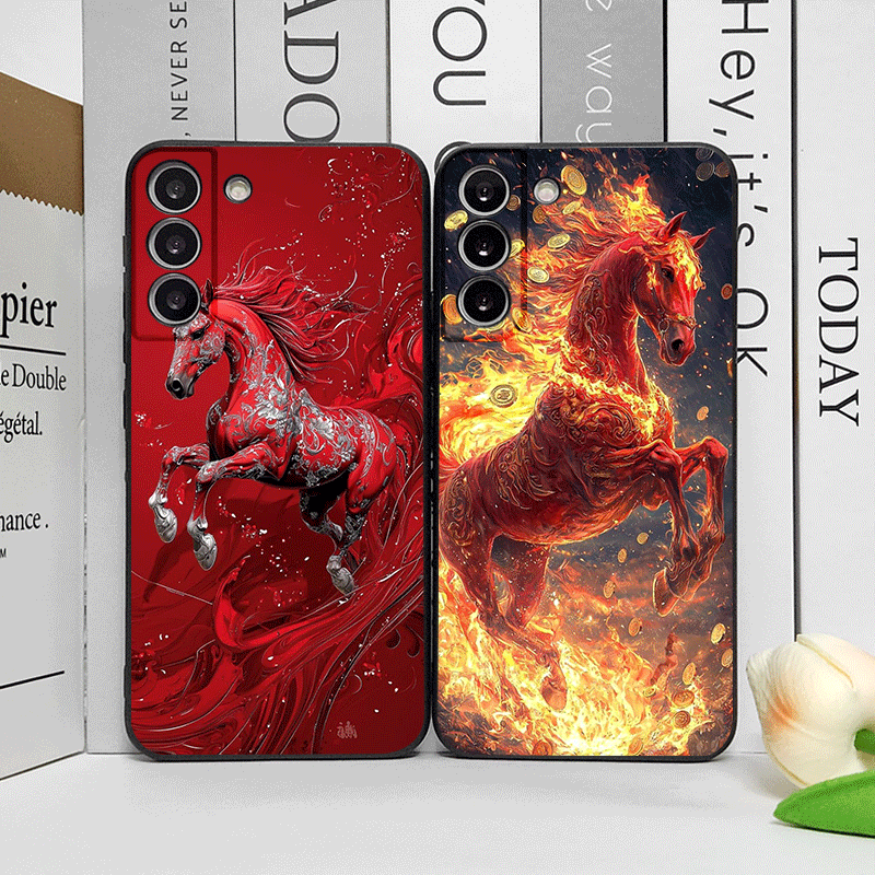 Fashion Chinese-Style Red Hors - Phone Accessories Red ulasan dan harga
