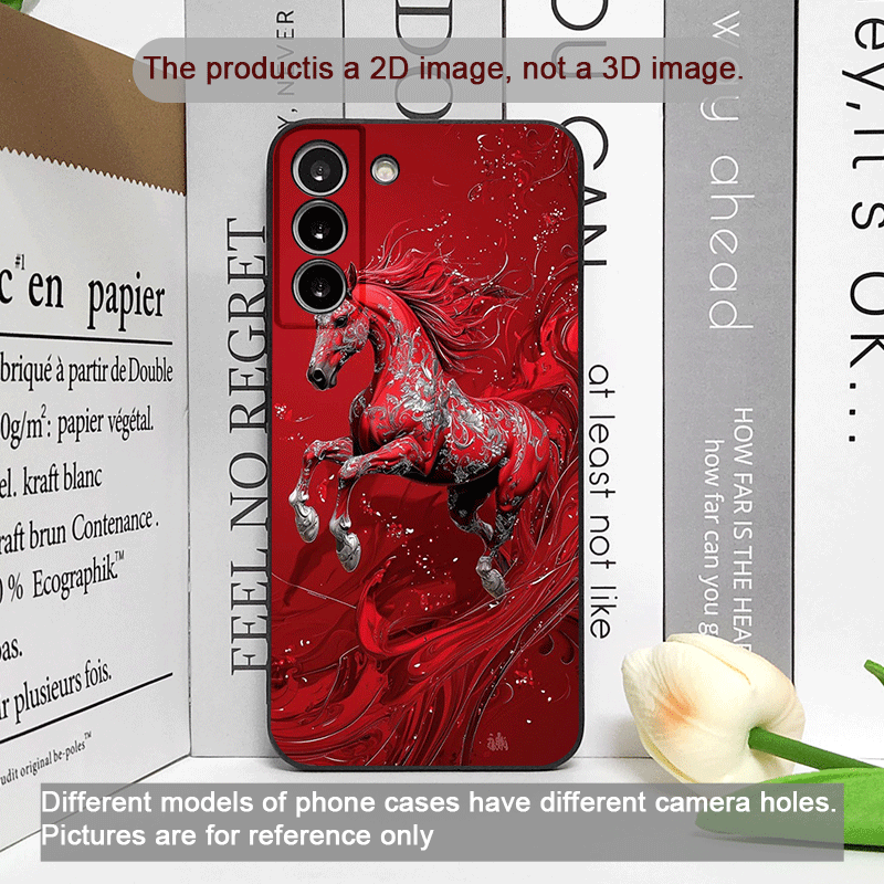 Fashion Chinese-Style Red Hors - Phone Accessories Red ulasan dan harga