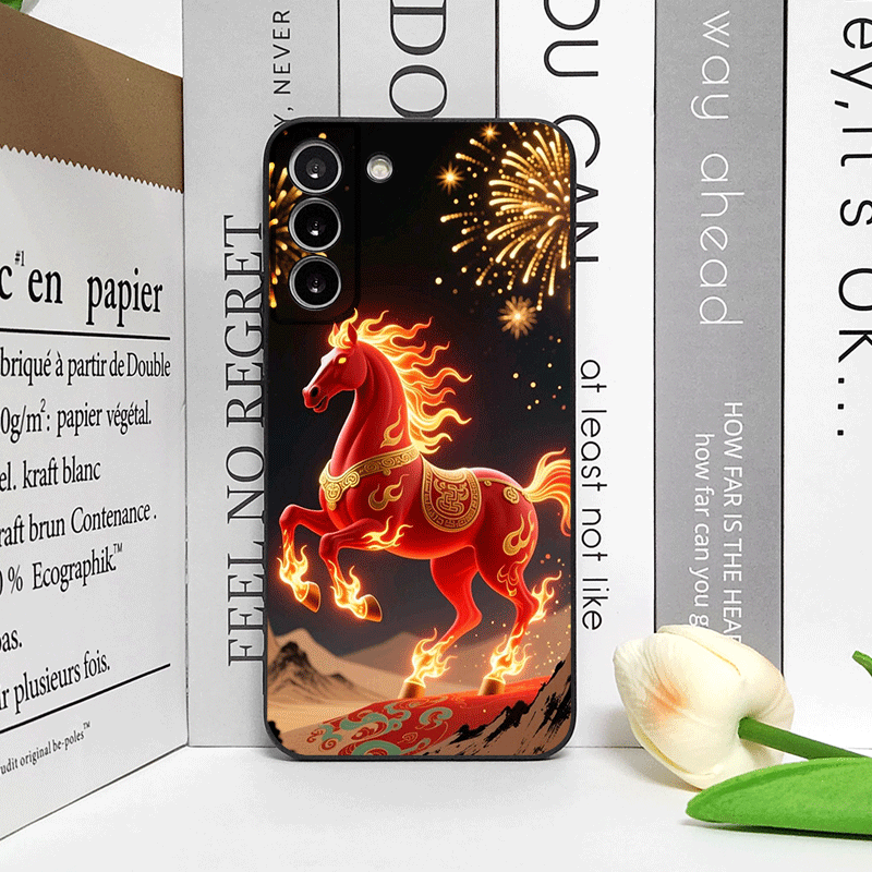 Fashion Chinese-Style Red Hors - Phone Accessories Red ulasan dan harga