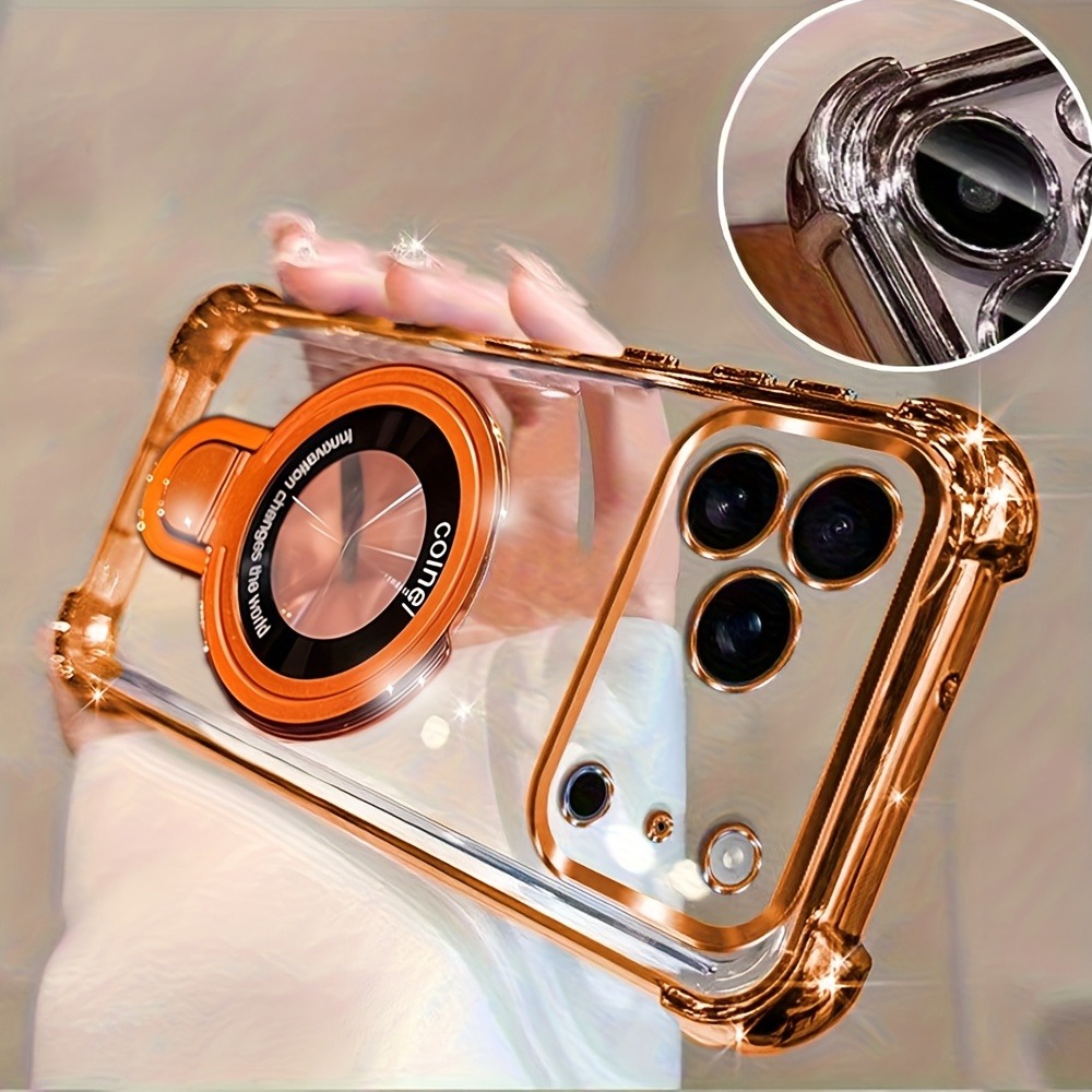 Luxury Plating Phone Case for  - Phone Kickstand Ring ulasan dan harga