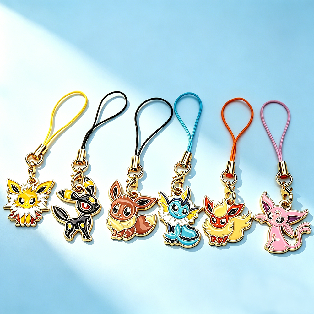 6Pcs Hot Anime Pokemon Eevee P - Phone Accessories In China ulasan dan harga