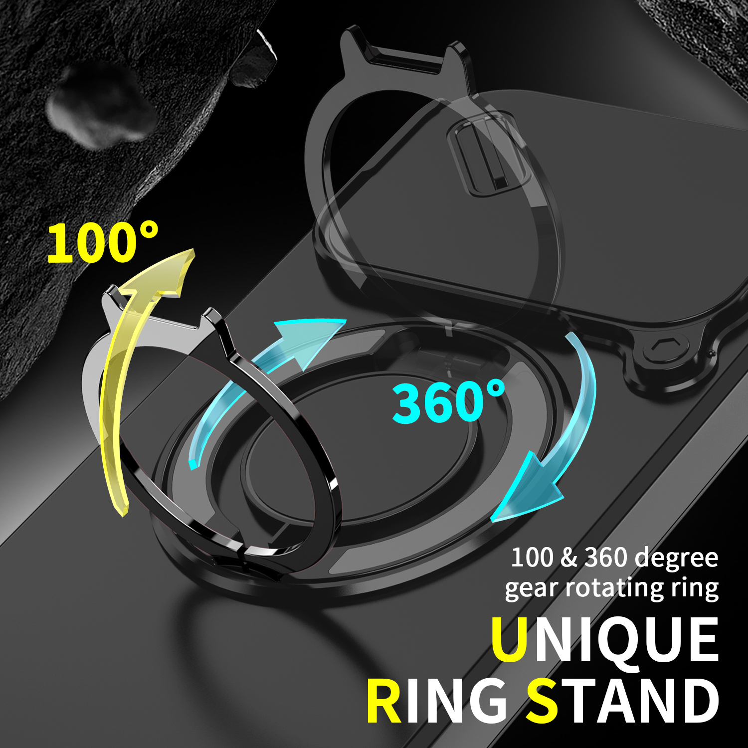 Magnetic Wireless Charging Rin - Phone Kickstand Ring ulasan dan harga