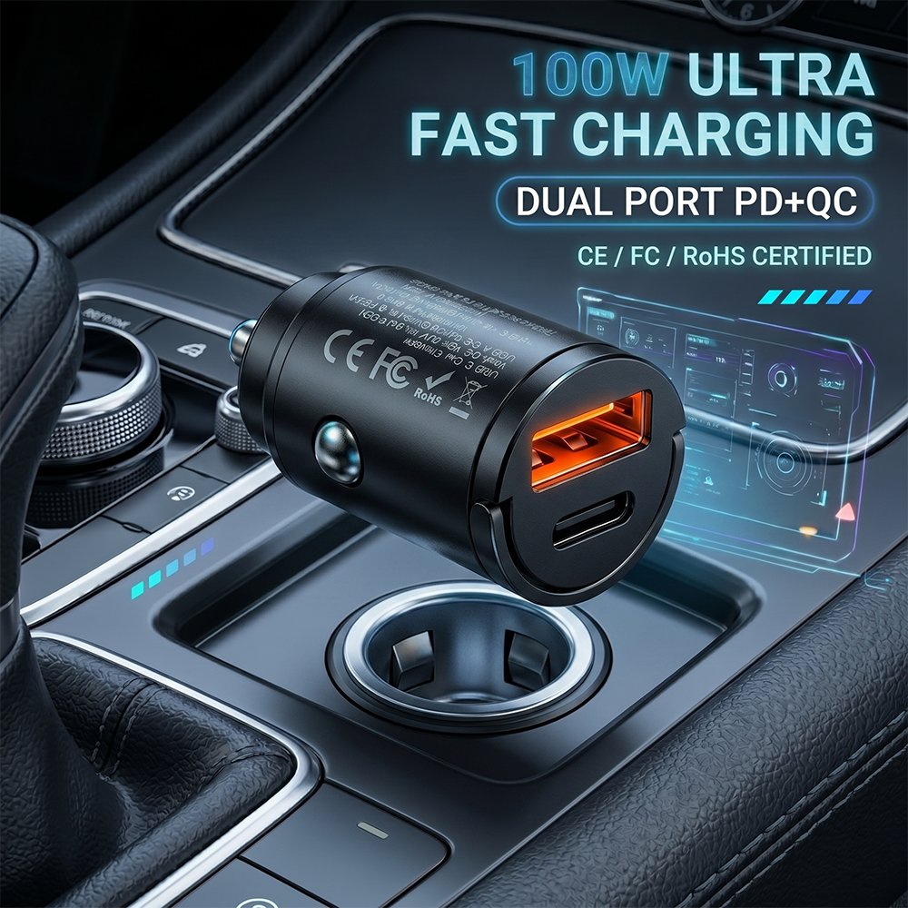 Stealth USB C Car Charger Dual - Usb C Hub ulasan dan harga