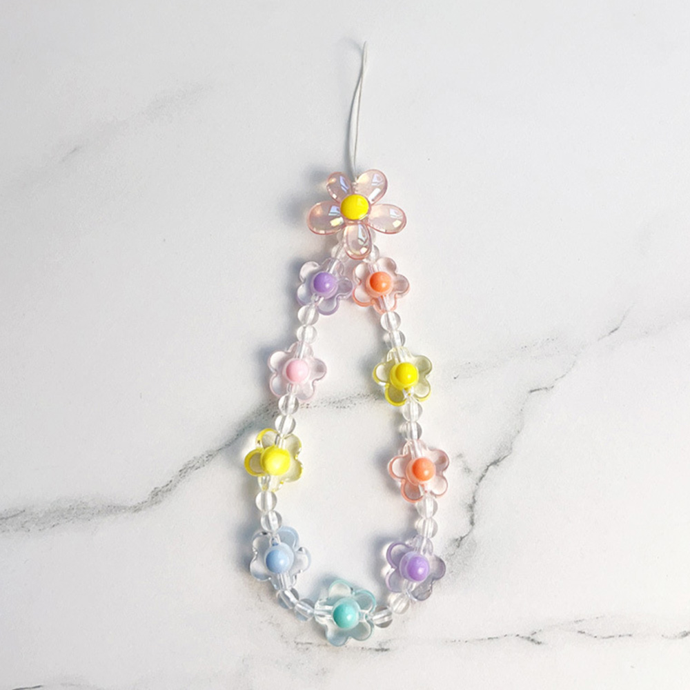 Colorful Sun Flower Beads Mobi - Phone Accessories Crochet ulasan dan harga