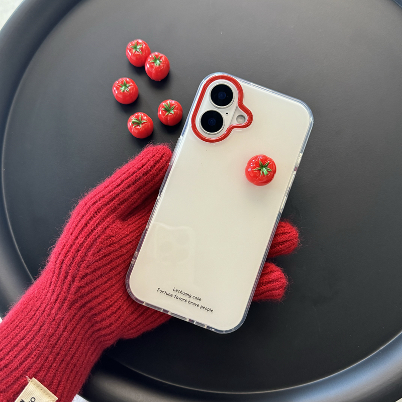 Korean Minimalist English 3D R - Phone Accessories Red ulasan dan harga