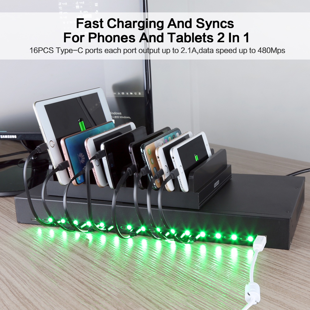 16 Ports USB C Hub Sipolar A-1 - Usb C Hub ulasan dan harga