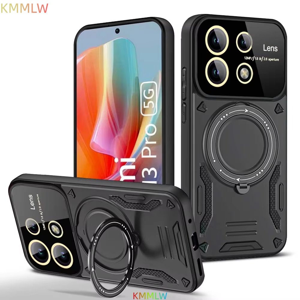 Shockproof Armor Case for Redm - Phone Kickstand Ring ulasan dan harga