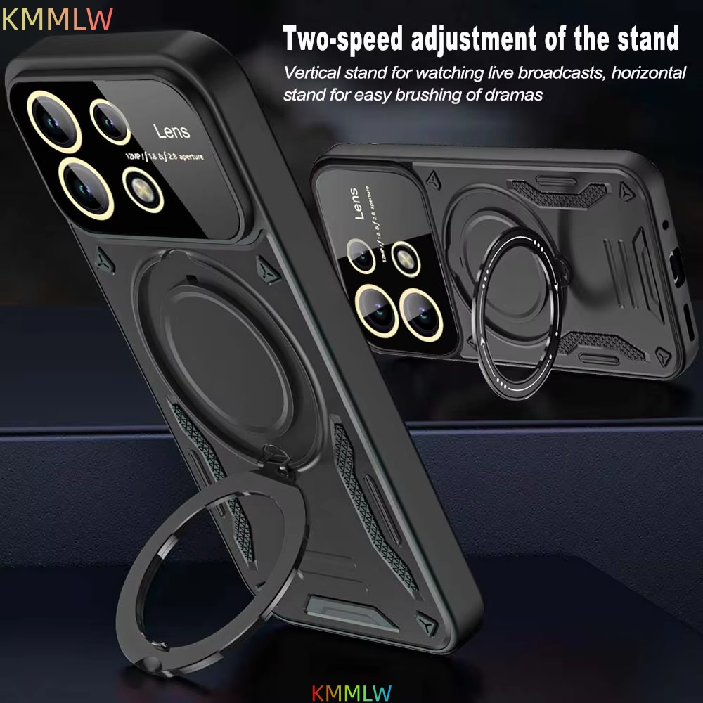 Shockproof Armor Case for Redm - Phone Kickstand Ring ulasan dan harga
