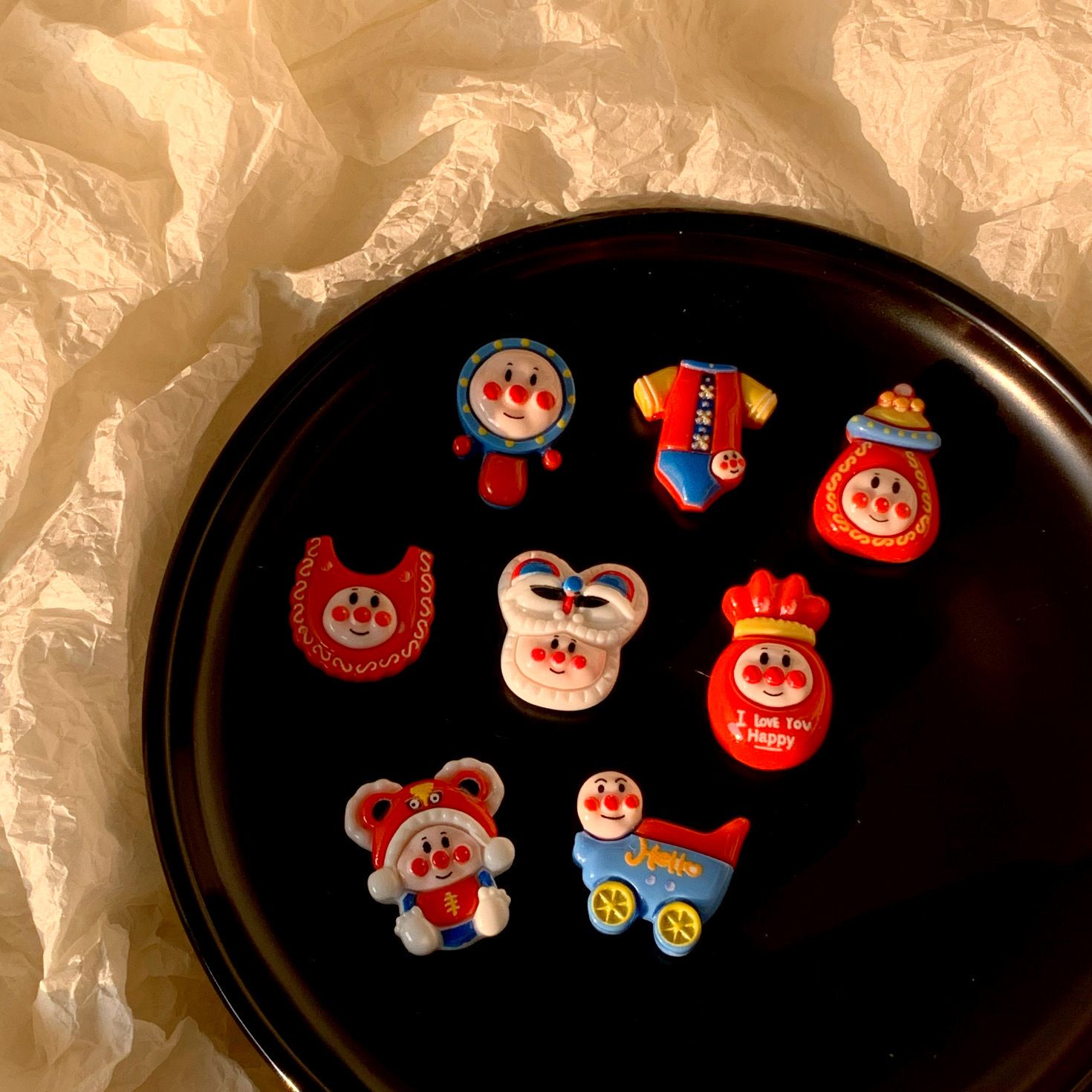 Anpanman Seamless Three-dimens - Phone Accessories Red ulasan dan harga