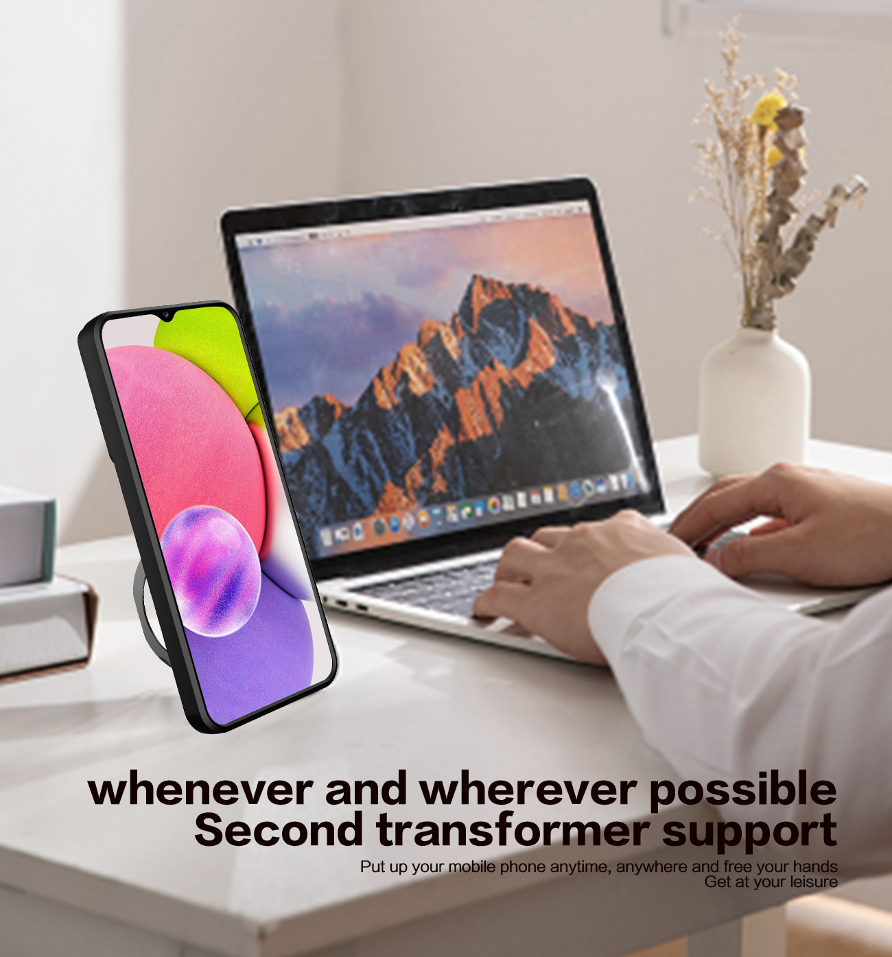 360 Rotating Magnetic Slide Ca - Phone Kickstand Ring ulasan dan harga