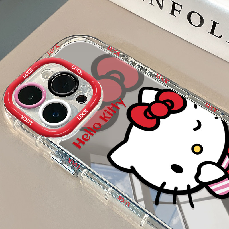 Cute Red Hello Kitty Mirror Ph - Phone Accessories Red ulasan dan harga