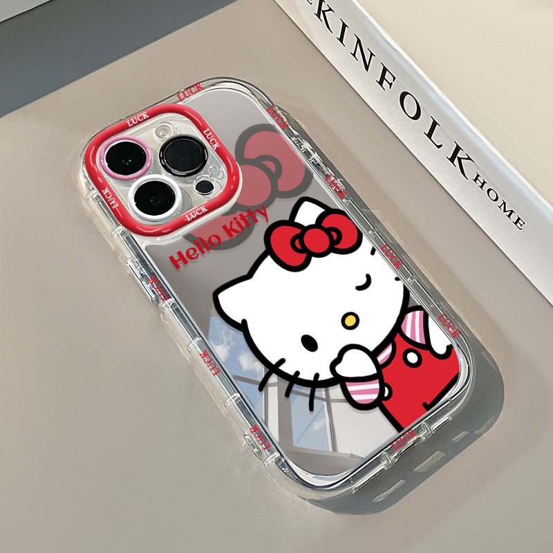 Cute Red Hello Kitty Mirror Ph - Phone Accessories Red ulasan dan harga